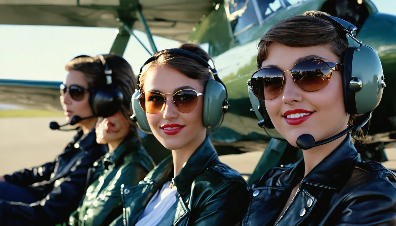 aviator Pin Up